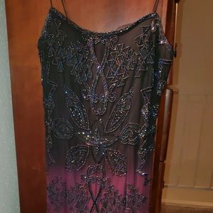 Vintage Laurence Kazar Beaded Dress
